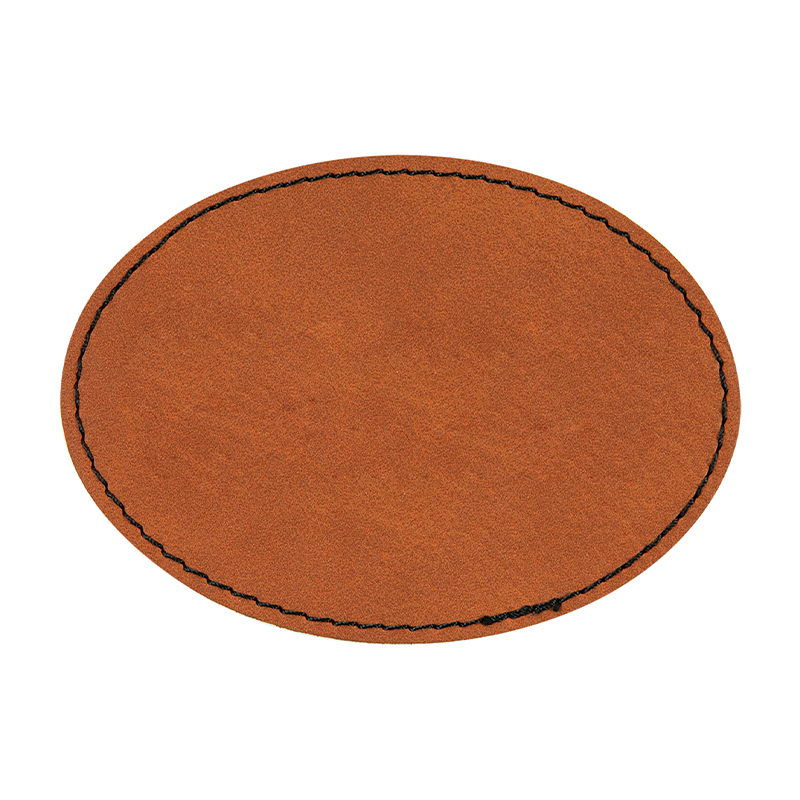 3' x 2' Oval Leatherette Patch