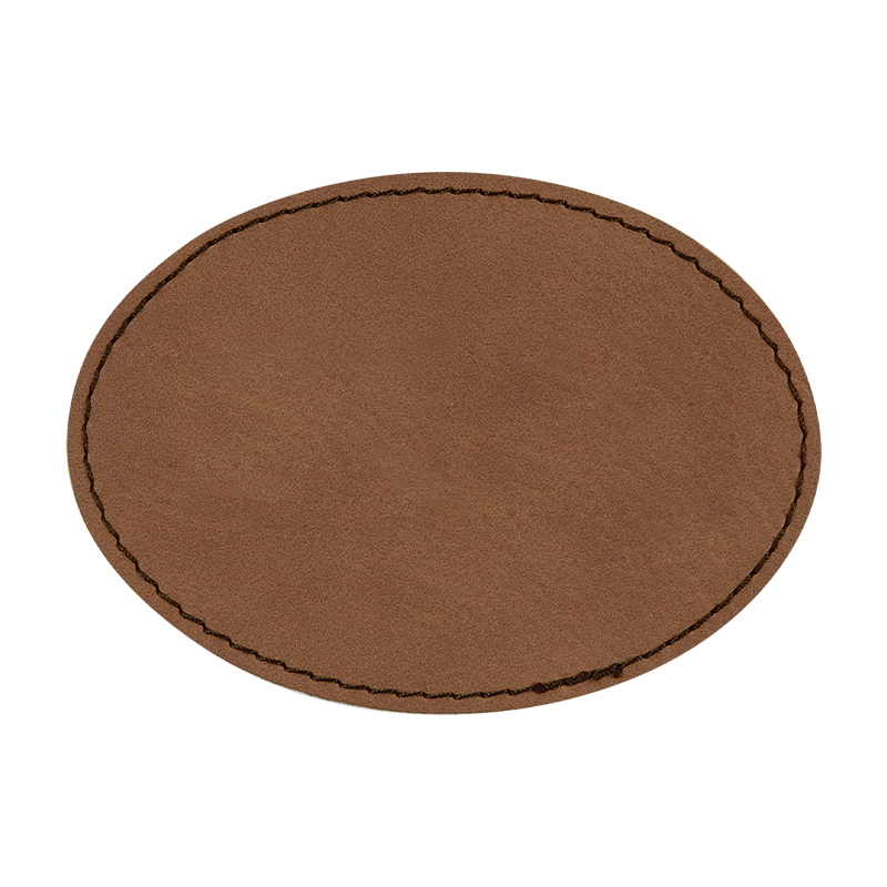 3' x 2' Oval Leatherette Patch