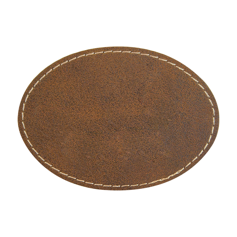 3' x 2' Oval Leatherette Patch