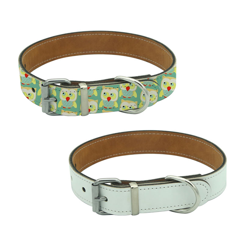 Sublimation Leatherette Dog Collar - L Sublimation Leatherette Dog Collar - L