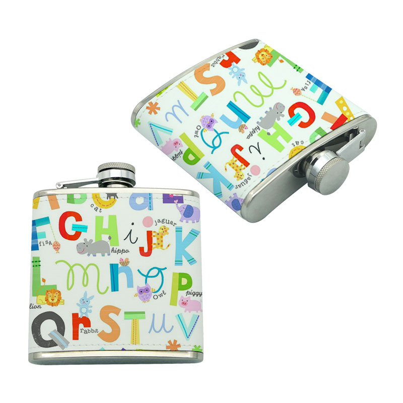 8 oz. Sublimation Leatherette Stainless Steel Flask 8 oz. Sublimation Leatherette Stainless Steel Flask