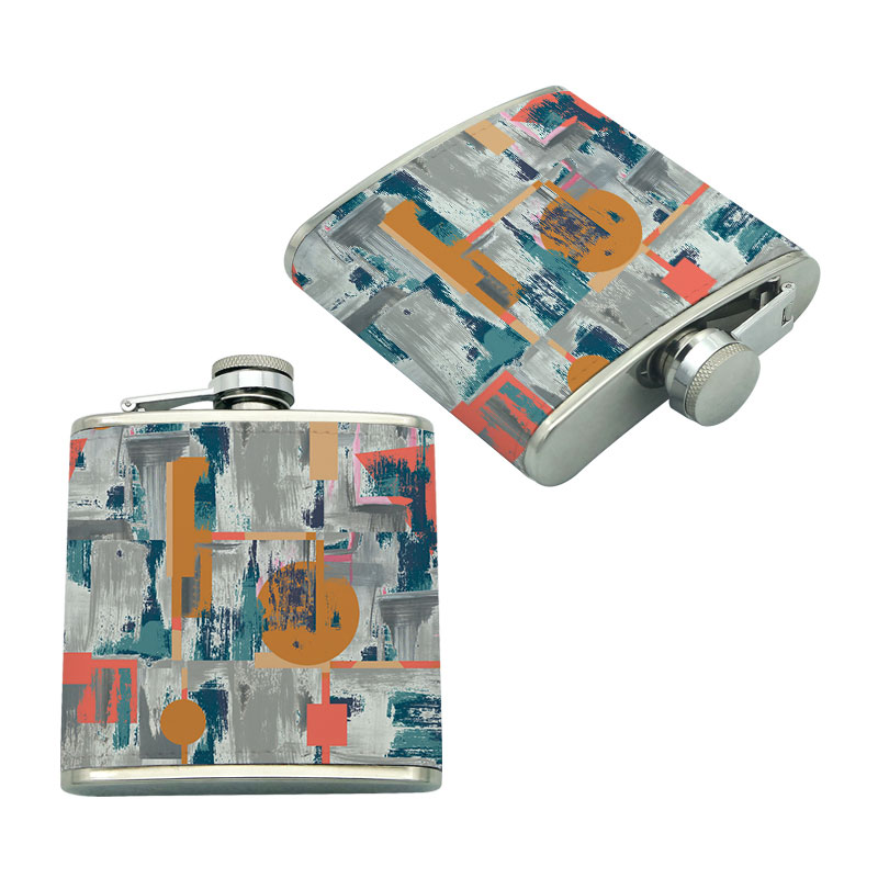 8 oz. Sublimation Leatherette Stainless Steel Flask 8 oz. Sublimation Leatherette Stainless Steel Flask