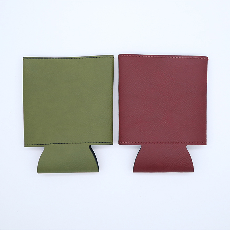 Laserable Leatherette Beverage Holder na may Magnet Laserable Leatherette Beverage Holder na may Magnet