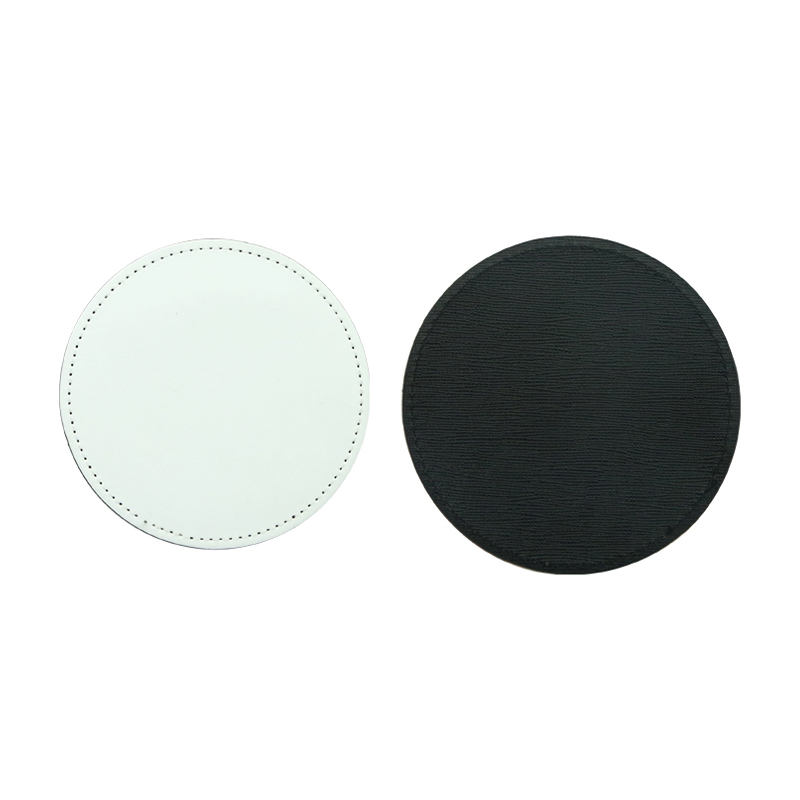 Sublimation PU Leather Mug Coaster -Bilog