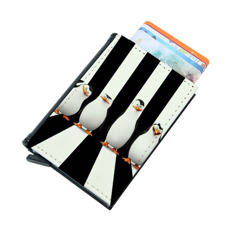Pop-up Box ng Men's Sublimation Leatherette Wallet