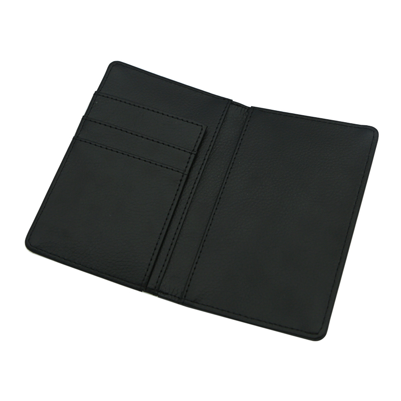 Sublimation Leatherette Passport Case na may panloob na PU Leather