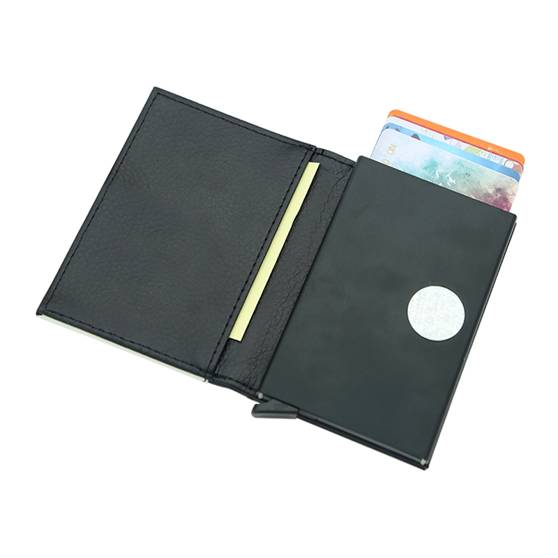 Pop-up Box ng Men's Sublimation Leatherette Wallet