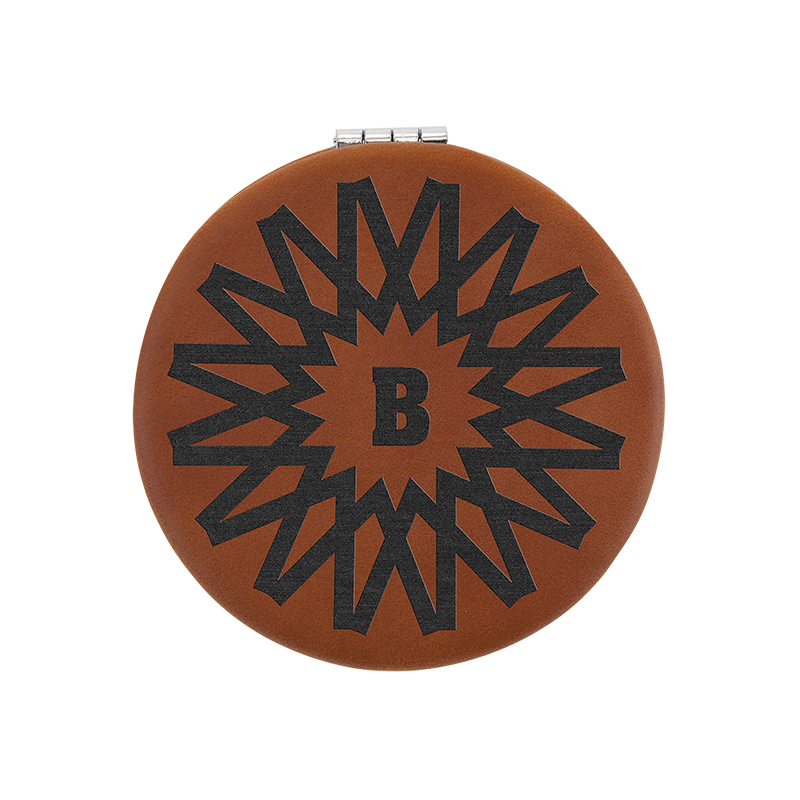 laserable leatherette Compact Mirror laserable leatherette Compact Mirror