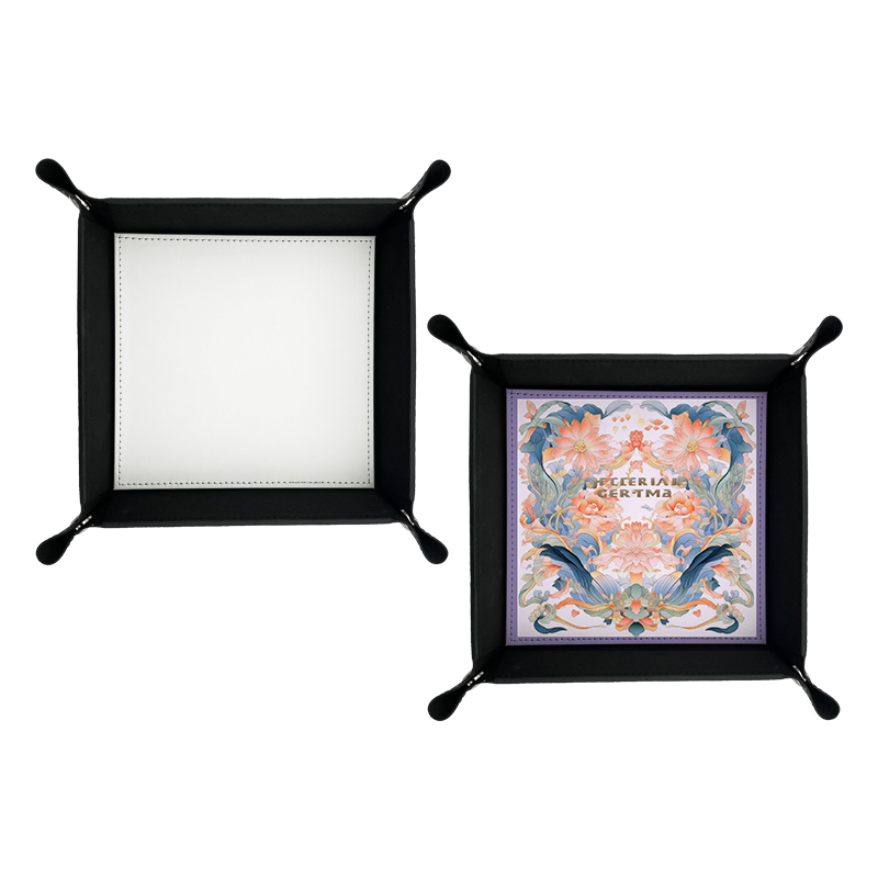 9' x 9' Sublimation Leatherette Folding Snap Tray