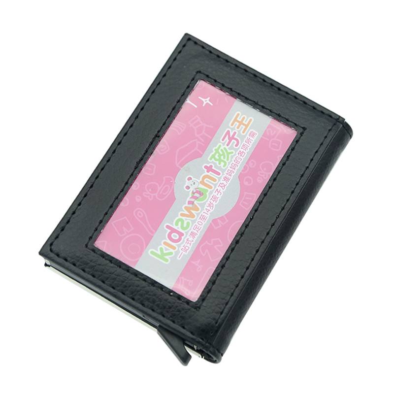 Pop-up Box ng Men's Sublimation Leatherette Wallet