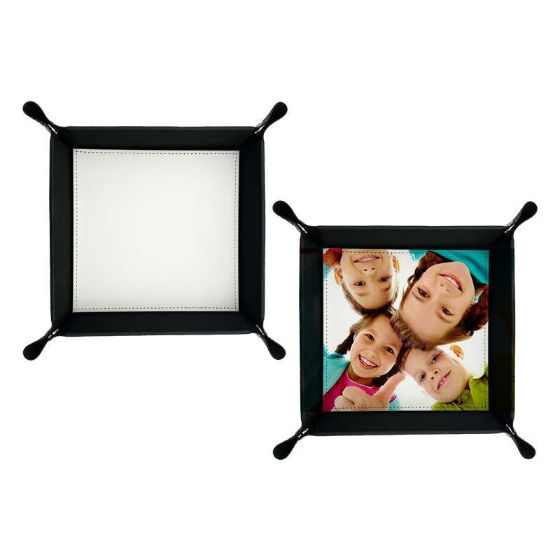 9' x 9' Sublimation Leatherette Folding Snap Tray
