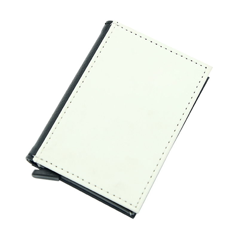 Pop-up Box ng Men's Sublimation Leatherette Wallet