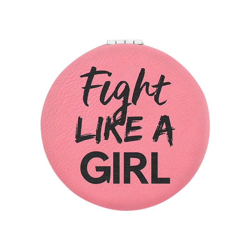 laserable leatherette Compact Mirror laserable leatherette Compact Mirror
