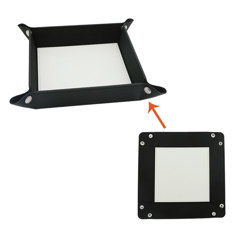 6' x 6' Sublimation Leatherette Folding Snap Tray