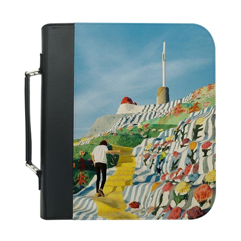 Sublimation Leatherette Book Cover na may Zipper Closure
