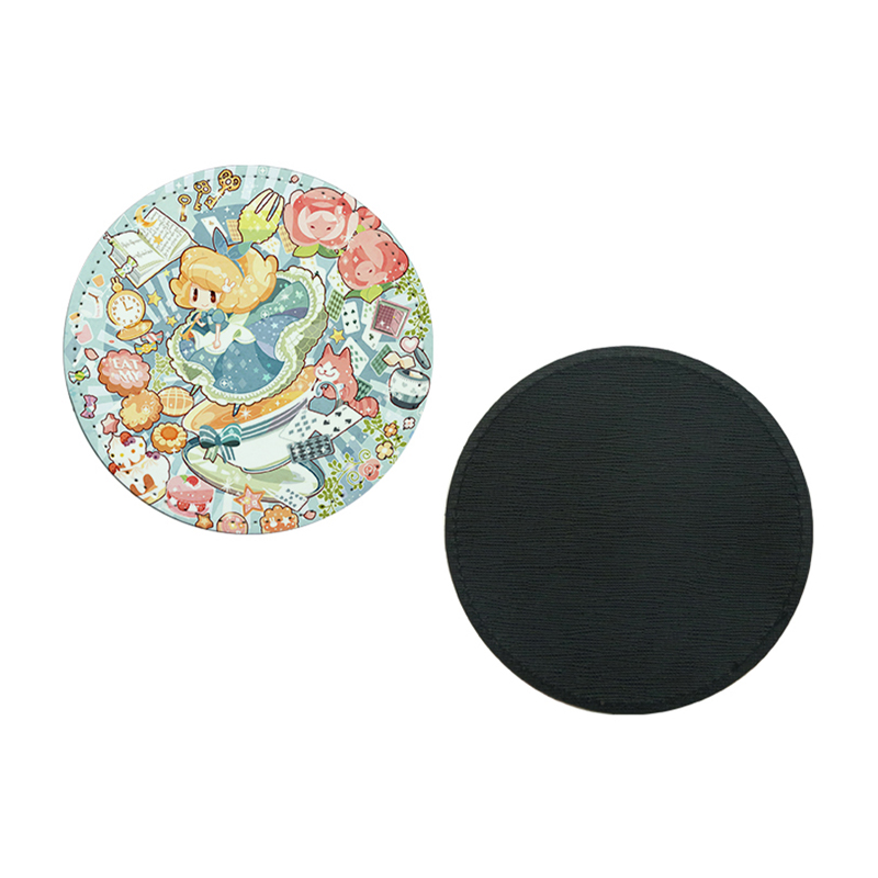Sublimation PU Leather Mug Coaster -Bilog