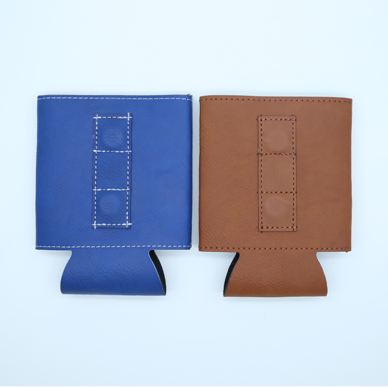 Laserable Leatherette Beverage Holder na may Magnet Laserable Leatherette Beverage Holder na may Magnet
