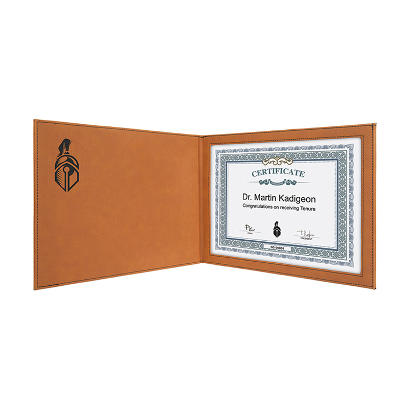 Laserable Leatherette Certificate Holders Laserable Leatherette Certificate Holders