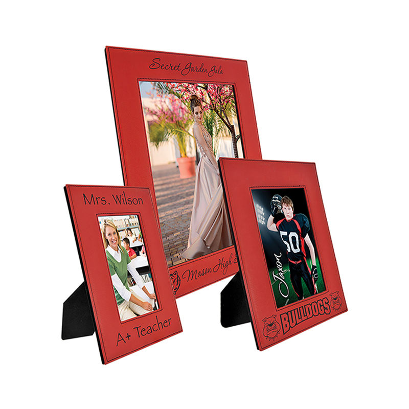 Mga Sample na Set ng Laserable Leatherette Frame