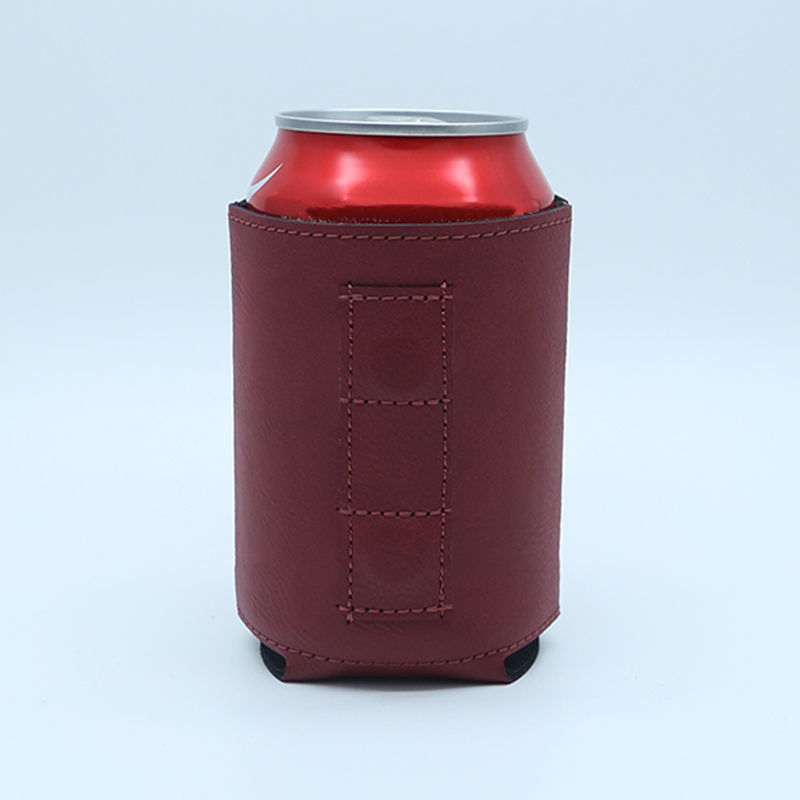 Laserable Leatherette Beverage Holder na may Magnet Laserable Leatherette Beverage Holder na may Magnet