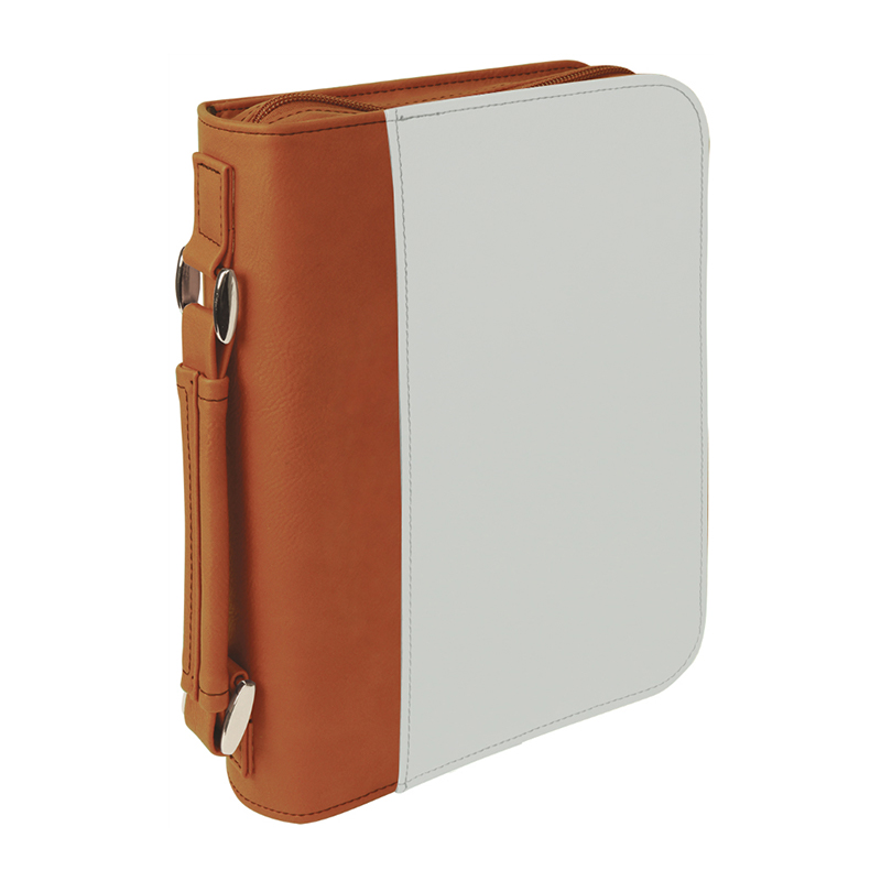 Sublimation Leatherette Book Cover na may Zipper Closure