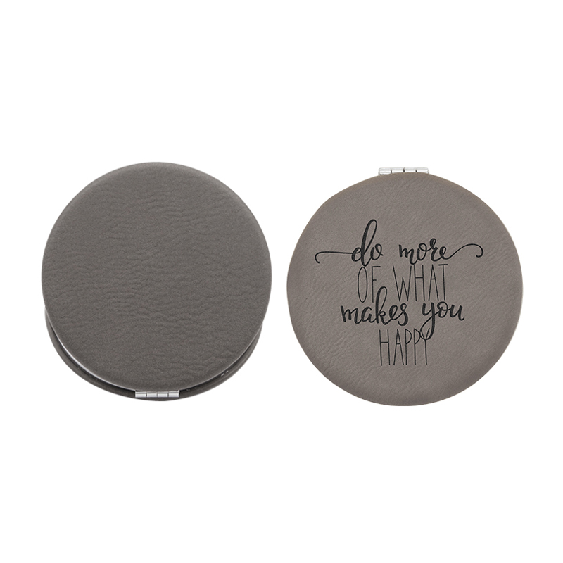 laserable leatherette Compact Mirror laserable leatherette Compact Mirror