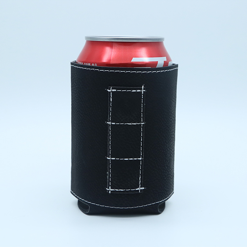 Laserable Leatherette Beverage Holder na may Magnet Laserable Leatherette Beverage Holder na may Magnet
