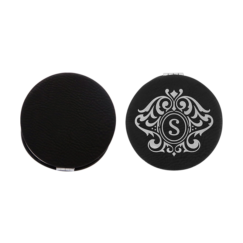 laserable leatherette Compact Mirror laserable leatherette Compact Mirror