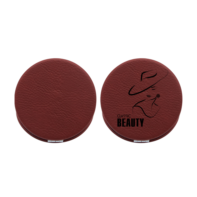 laserable leatherette Compact Mirror laserable leatherette Compact Mirror