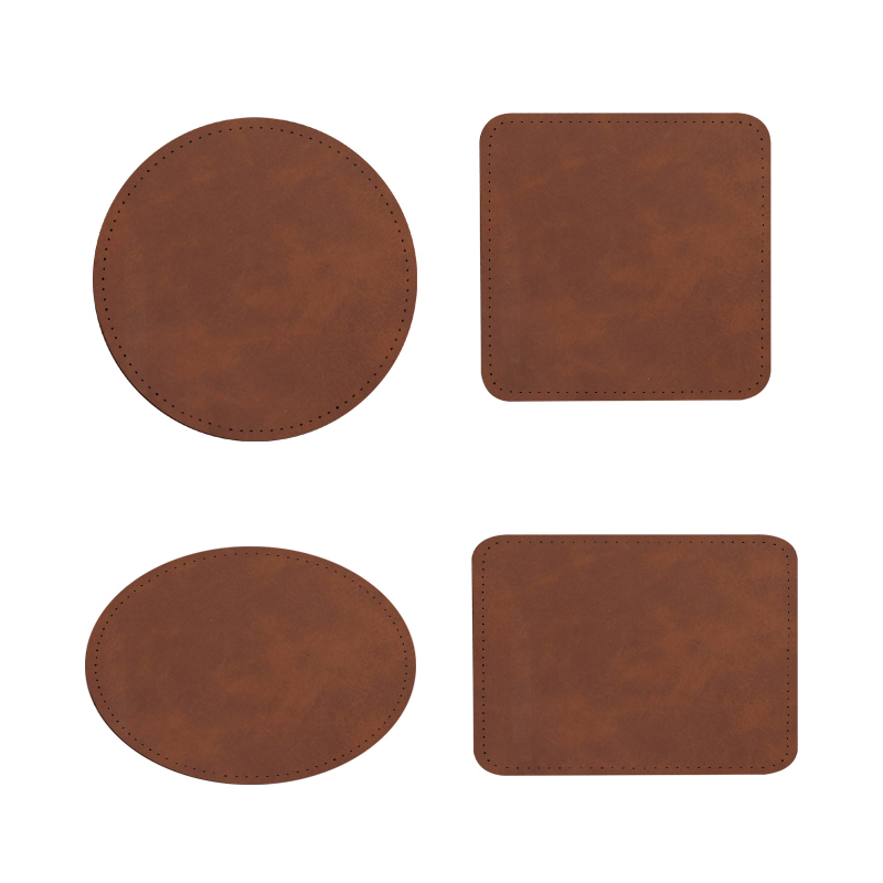 3' x 2' Rectangle Sublimation Leatherette Patch na may Malagkit