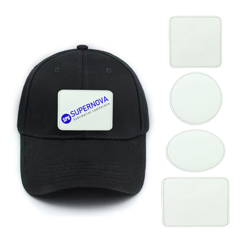 3 1/2' x 2 1/2' Rectangle Sublimation Leatherette Patch na may Malagkit 3 1/2' x 2 1/2' Rectangle Sublimation Leatherette Patch na may Malagkit