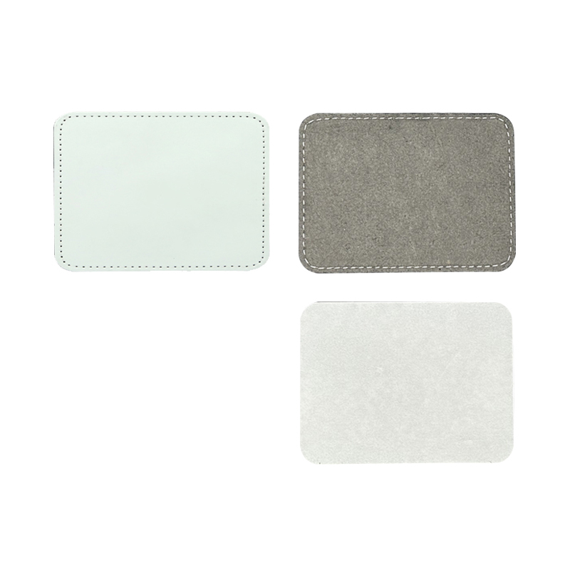 3' x 2' Rectangle Sublimation Leatherette Patch na may Malagkit