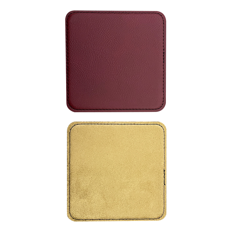 4' x 4' Square Leatherette Coaster