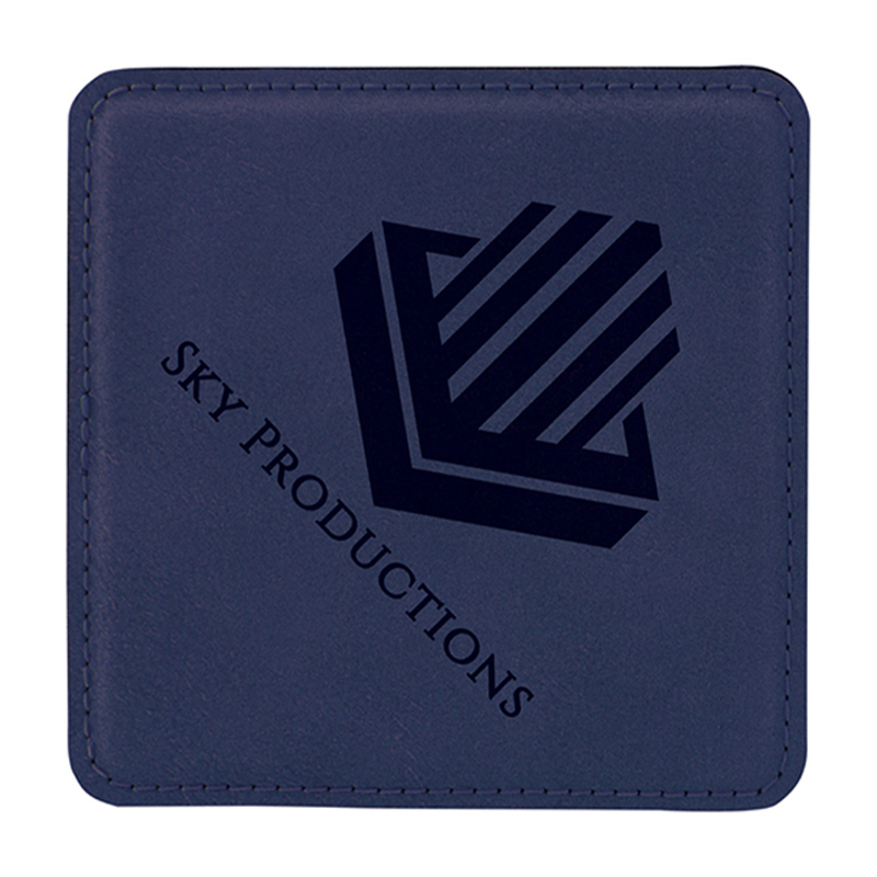 4' x 4' Square Leatherette Coaster