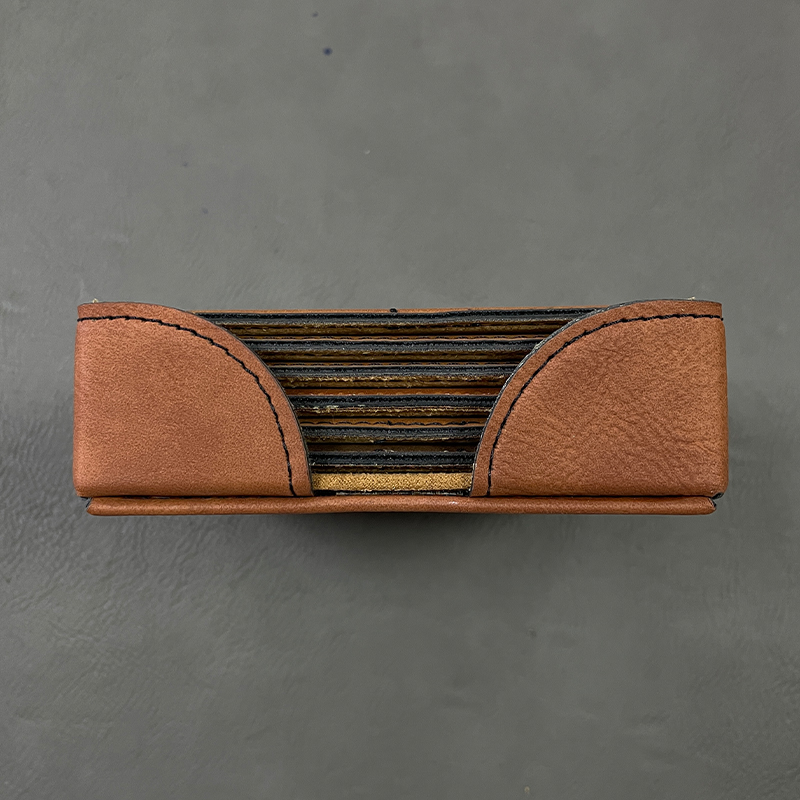 4' x 4' Square Leatherette Coaster