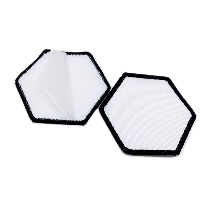 3 1/2' x 2 1/2' Rectangle Sublimation Leatherette Patch na may Malagkit 3 1/2' x 2 1/2' Rectangle Sublimation Leatherette Patch na may Malagkit
