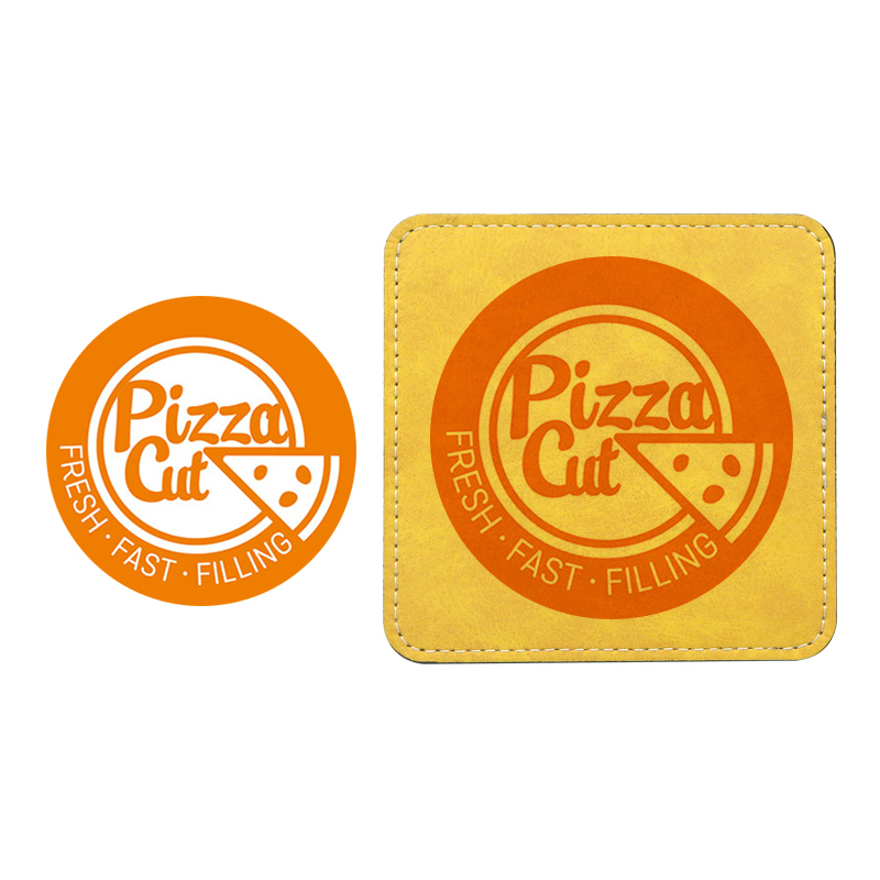 Sublimation PU Leather Mug Coaster -Square