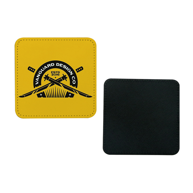 Sublimation PU Leather Mug Coaster -Square