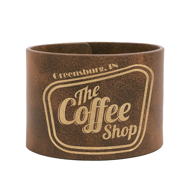 9 1/2' x 2' Laserable Leatherette Cuff Bracelet