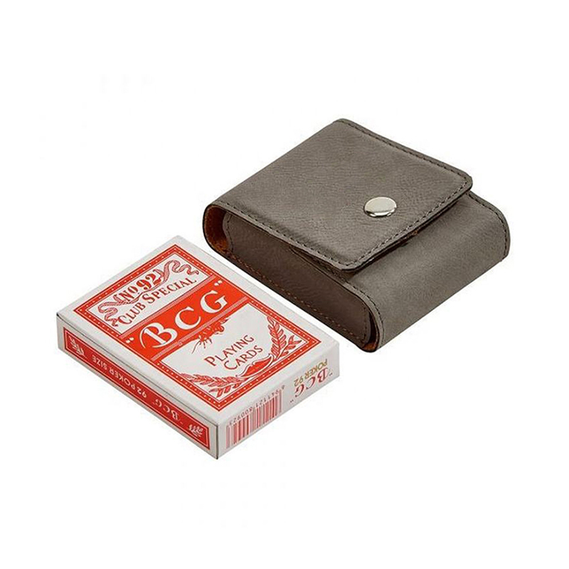 Laserable Leatherette Playing Card Box