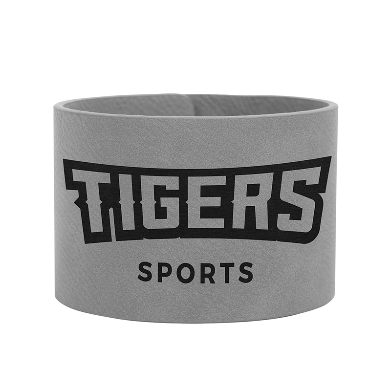 9 1/2' x 2' Laserable Leatherette Cuff Bracelet
