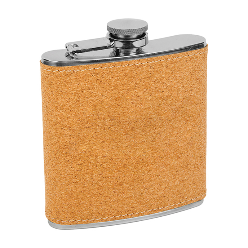 Laserable Leatherette Flasks