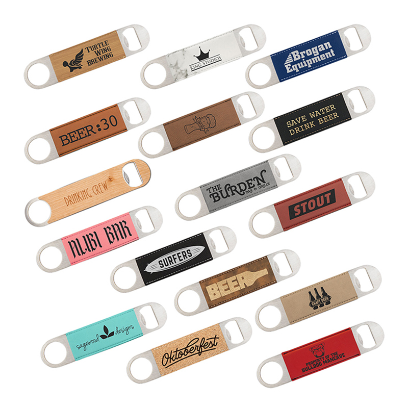 Laserable Leatherette Bote Opener