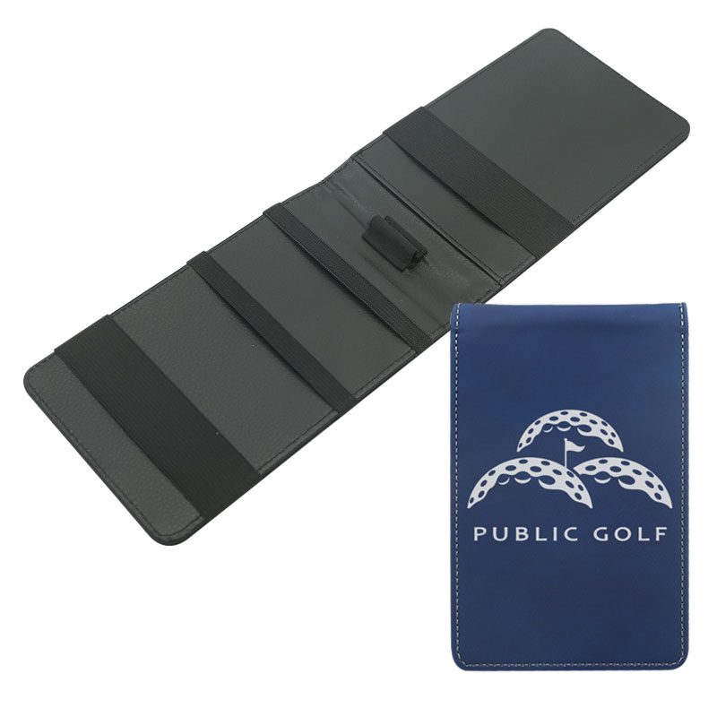 Laserable Leatherette Golf Scorecard Holder