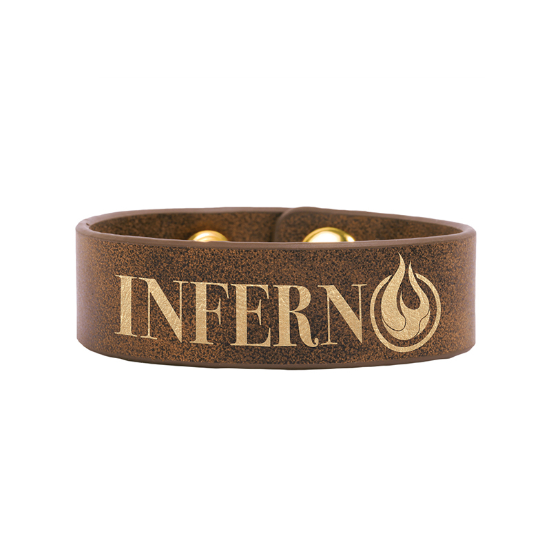 9 1/2' x 2' Laserable Leatherette Cuff Bracelet
