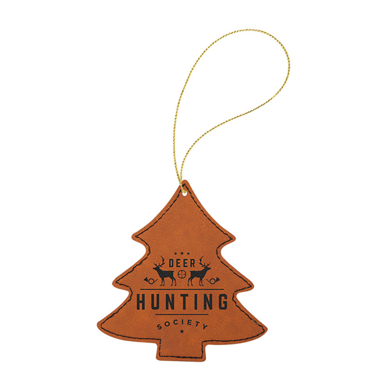 Laserable Leatherette Tree Ornament Laserable Leatherette Tree Ornament