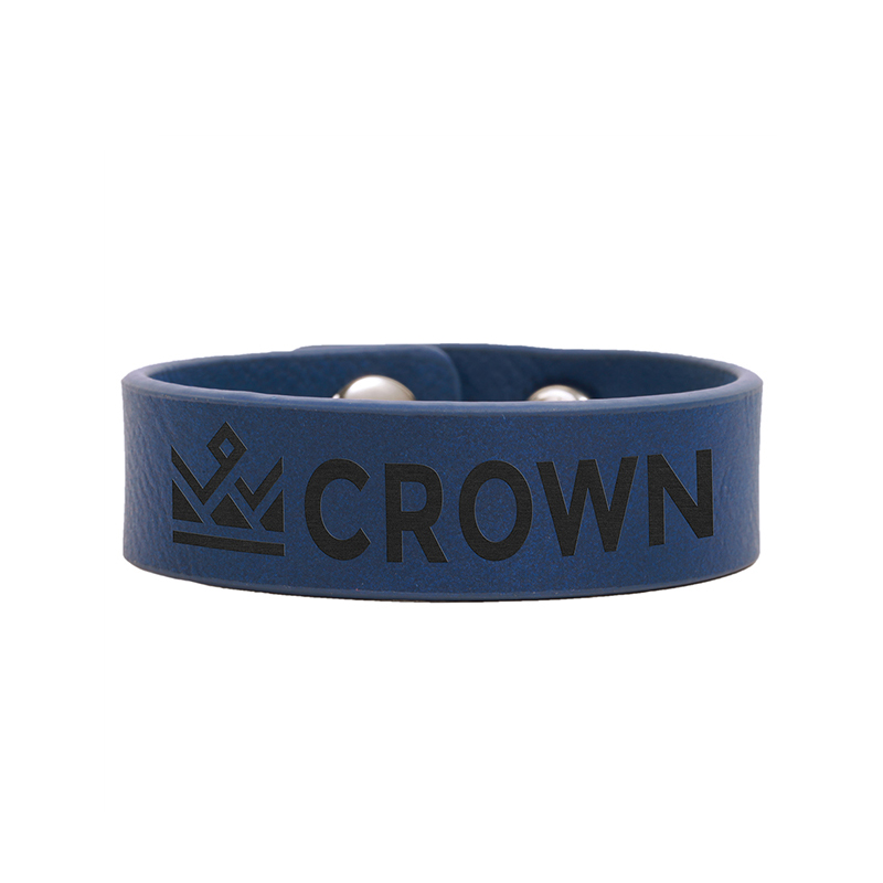 9 1/2' x 1' Laserable Leatherette Cuff Bracelet