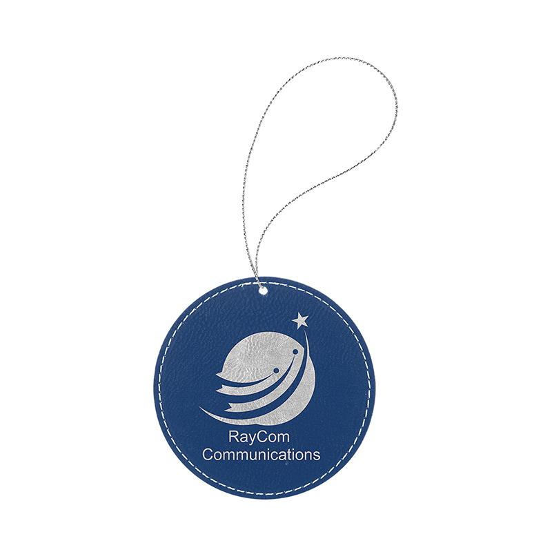 Laserable Leatherette Round Ornament Laserable Leatherette Round Ornament