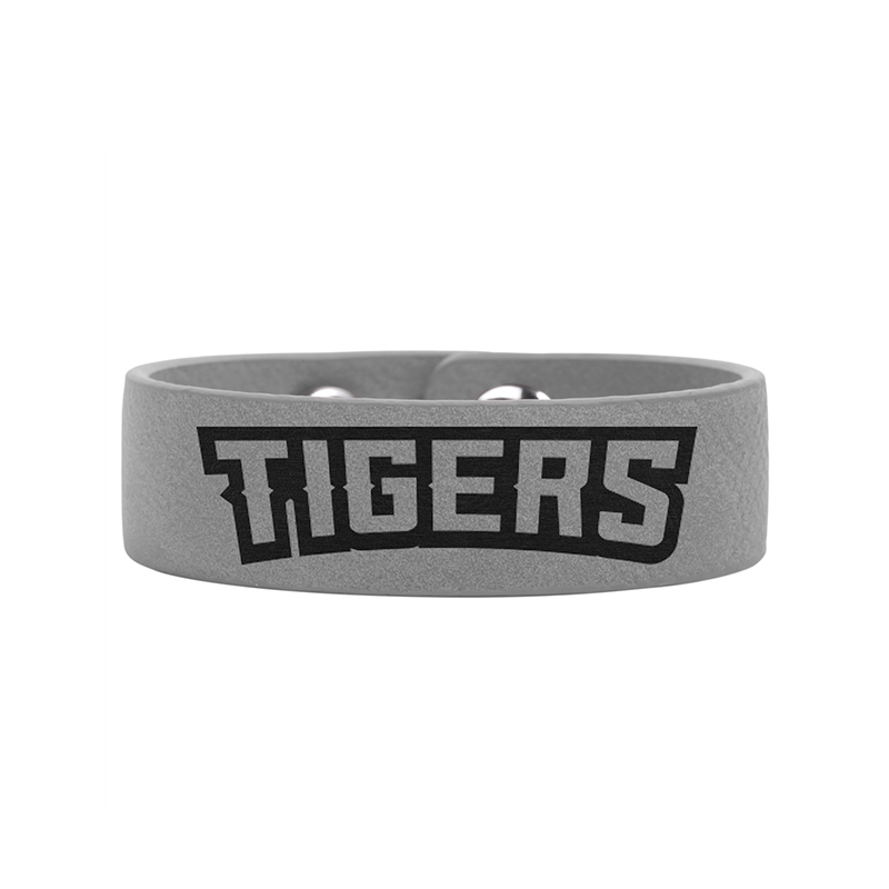 8 1/2' x 3/4' Laserable Leatherette Cuff Bracelet