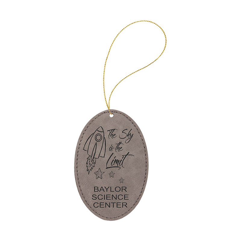 Laserable Leatherette Oval Ornament Laserable Leatherette Oval Ornament